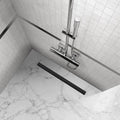 Ralo para Ducha con Sifón Negro 360° y Filtro de Cabellos y Antiodores | Modelo B12