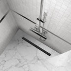 Ralo para Ducha con Sifón Negro 360° y Filtro de Cabellos y Antiodores | Modelo B12