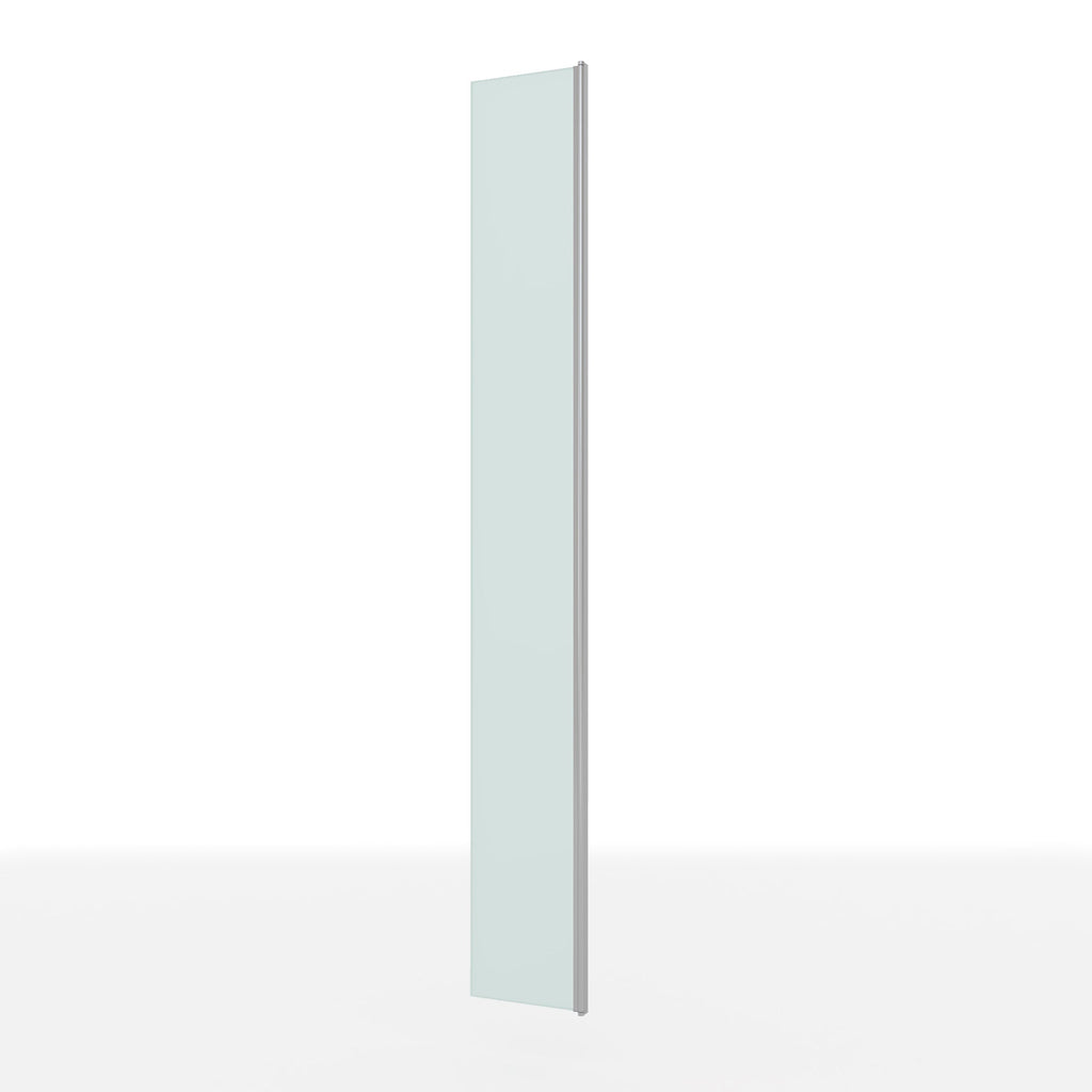 Extensión giratoria de 40 cm para mampara de ducha Walk-In | Vidrio templado 10 mm, protección contra salpicaduras