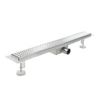 Scarico doccia in acciaio inox - design quadrati R7