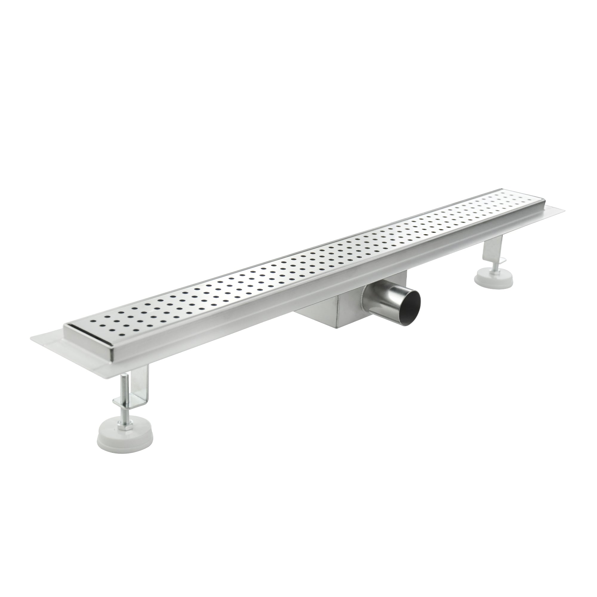Scarico doccia in acciaio inox - design quadrati R7