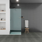 POLAR - Piatto doccia bianco antiscivolo, resistente, durevole e facile da pulire - Incl. sifone