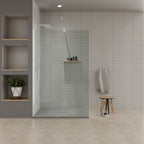 BOREAL - Base de duche cinzenta RAL 7030 SMC antiderrapante GRIPSTONE com sifão incluído