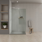 BOREAL - Piatto doccia grigio antiscivolo, resistente, durevole e facile da pulire - Incl. sifone