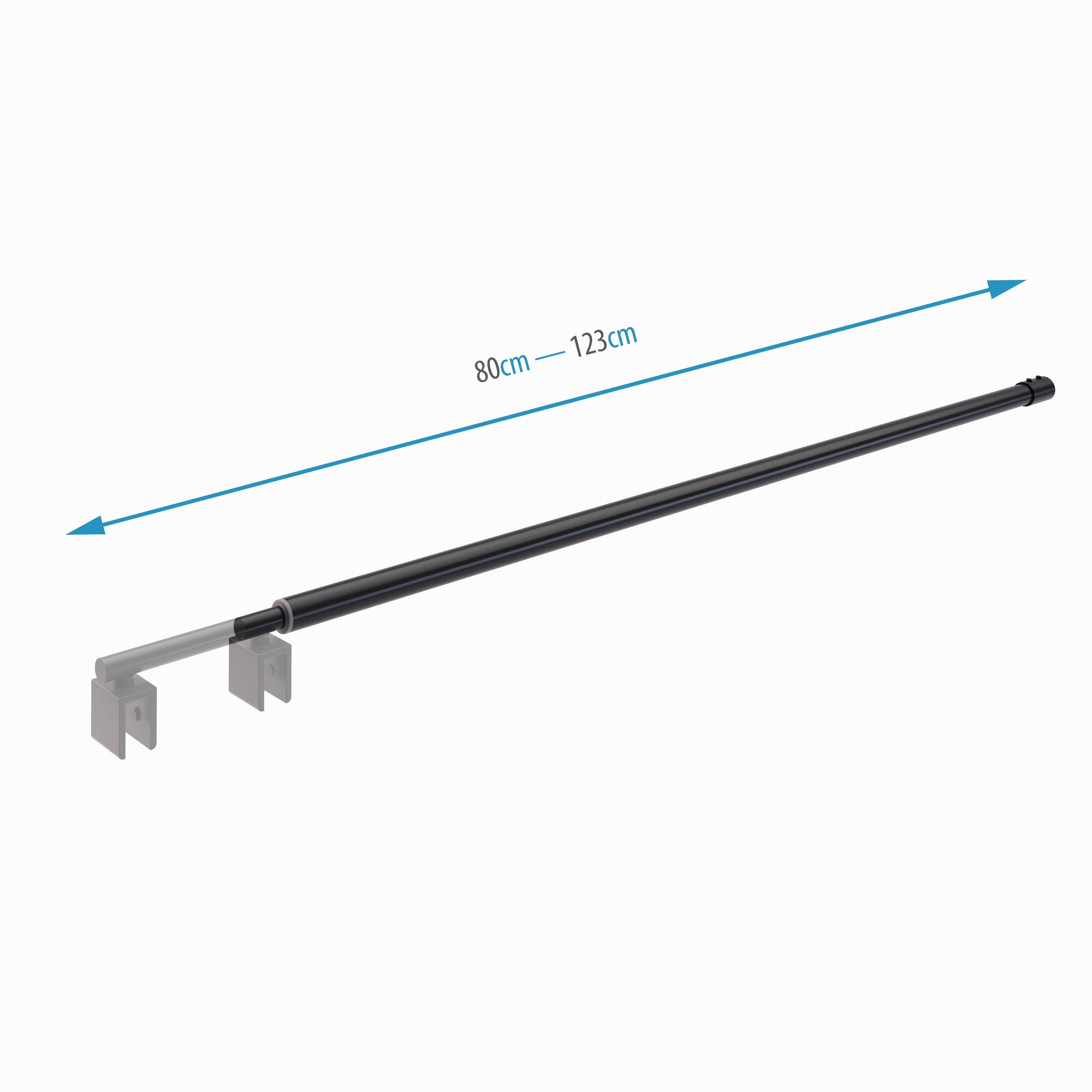 Barra stabilizzatrice regolabile per Walk-In da parete - 20BM