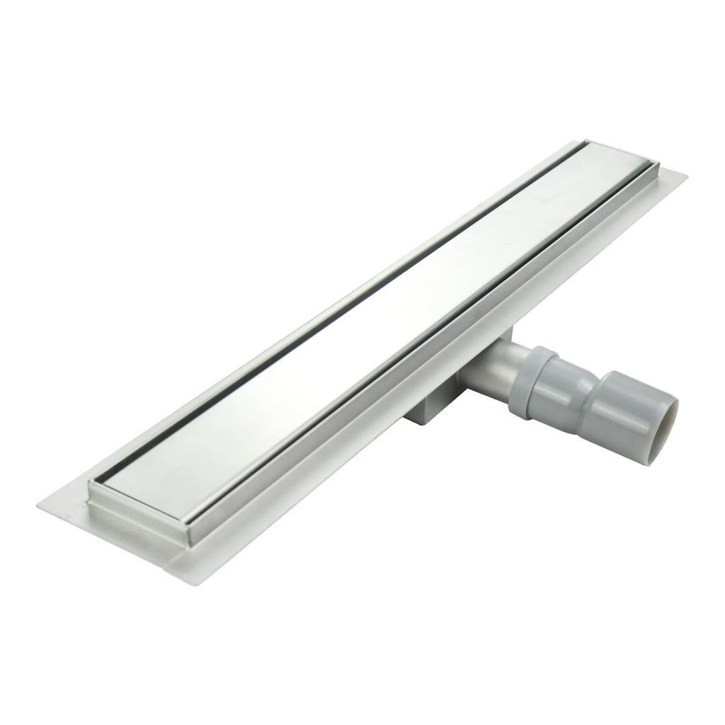 Desagüe de ducha rectangular de acero inoxidable ultraplano 50 cm - 120 cm Modelo R1