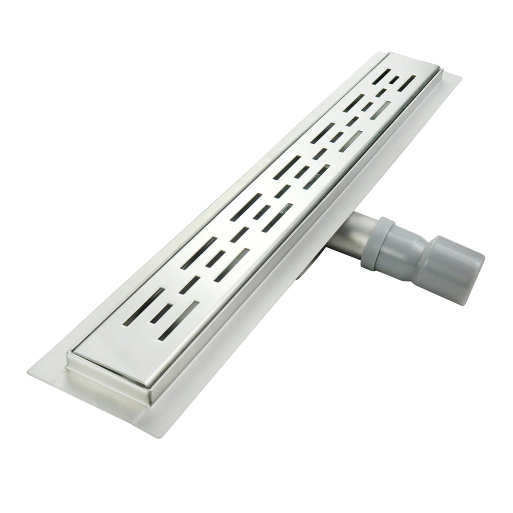 Desagüe de ducha de acero inoxidable - diseño cuadrados R8