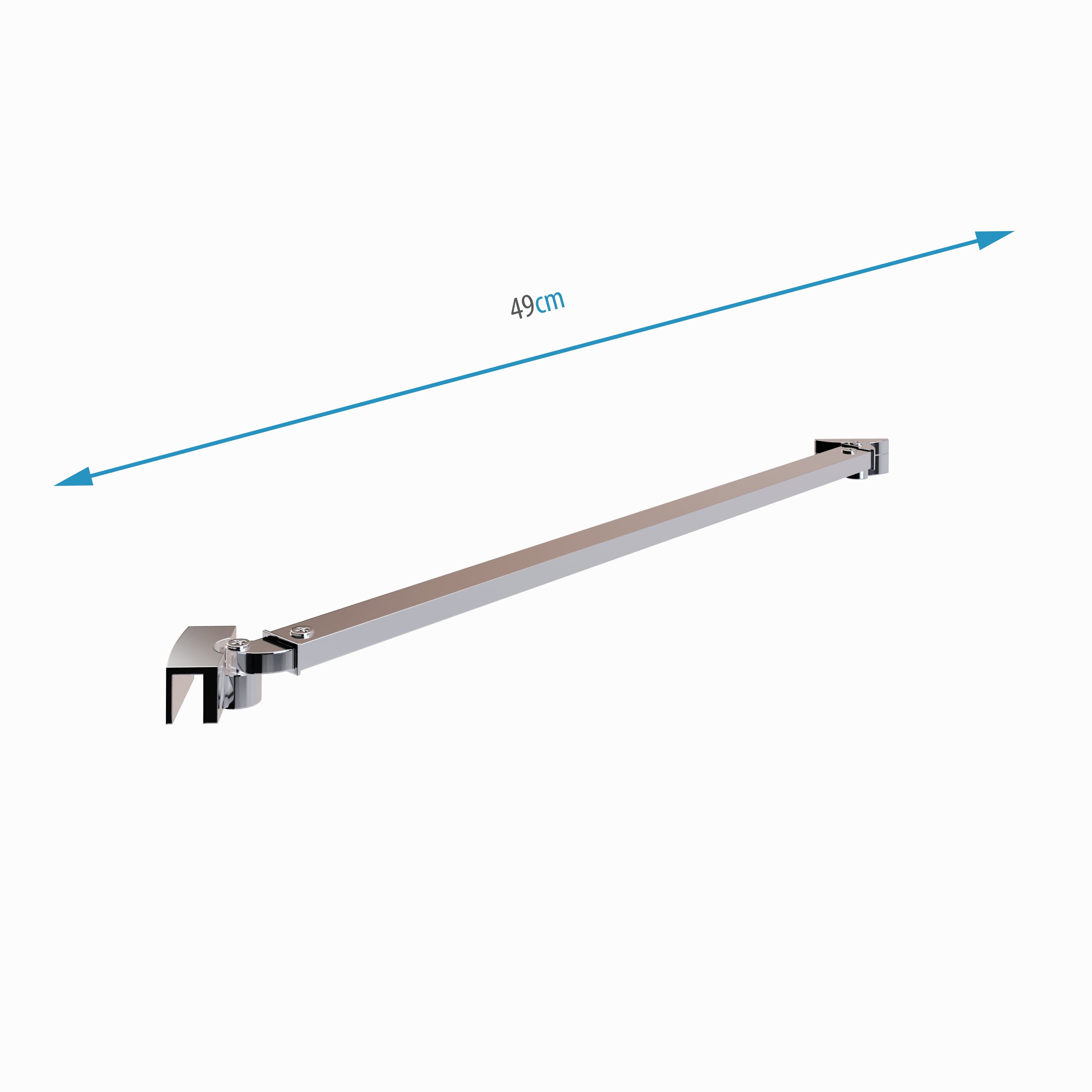 Barra stabilizzatrice regolabile per Walk-In da parete - 25M