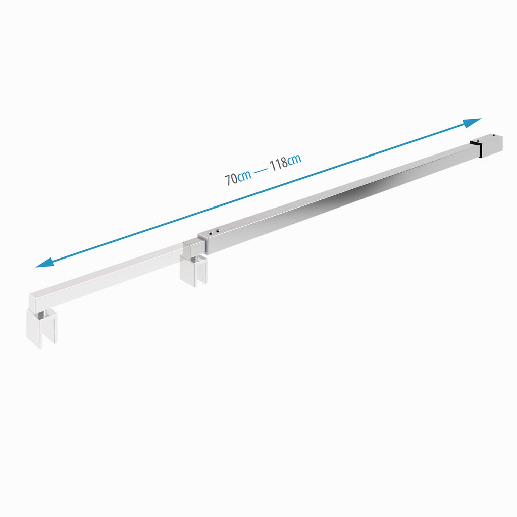Barra stabilizzatrice regolabile per Walk-In da parete - 22M