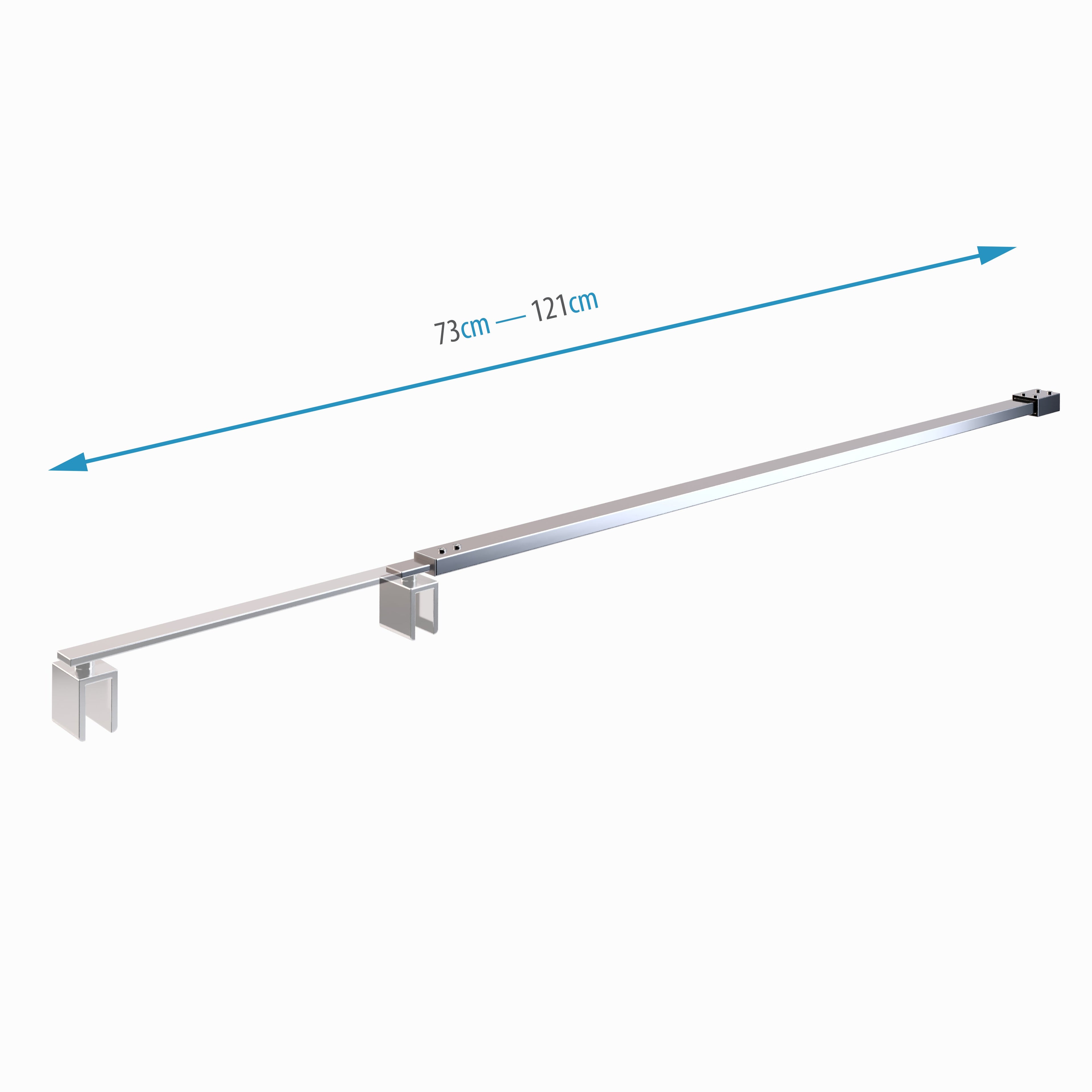 Barra stabilizzatrice regolabile per Walk-In da parete - 23M