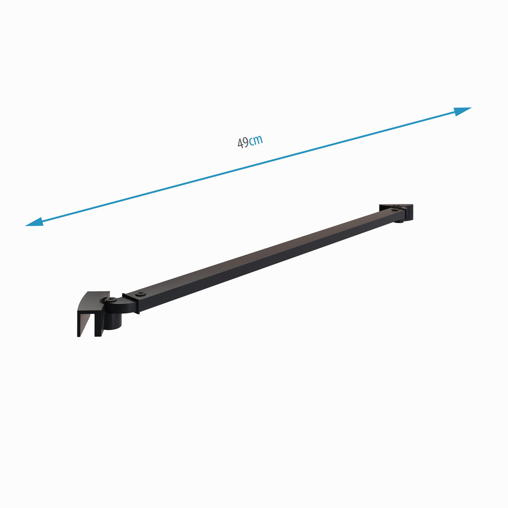 Barra stabilizzatrice regolabile per Walk-In da parete - 25BM