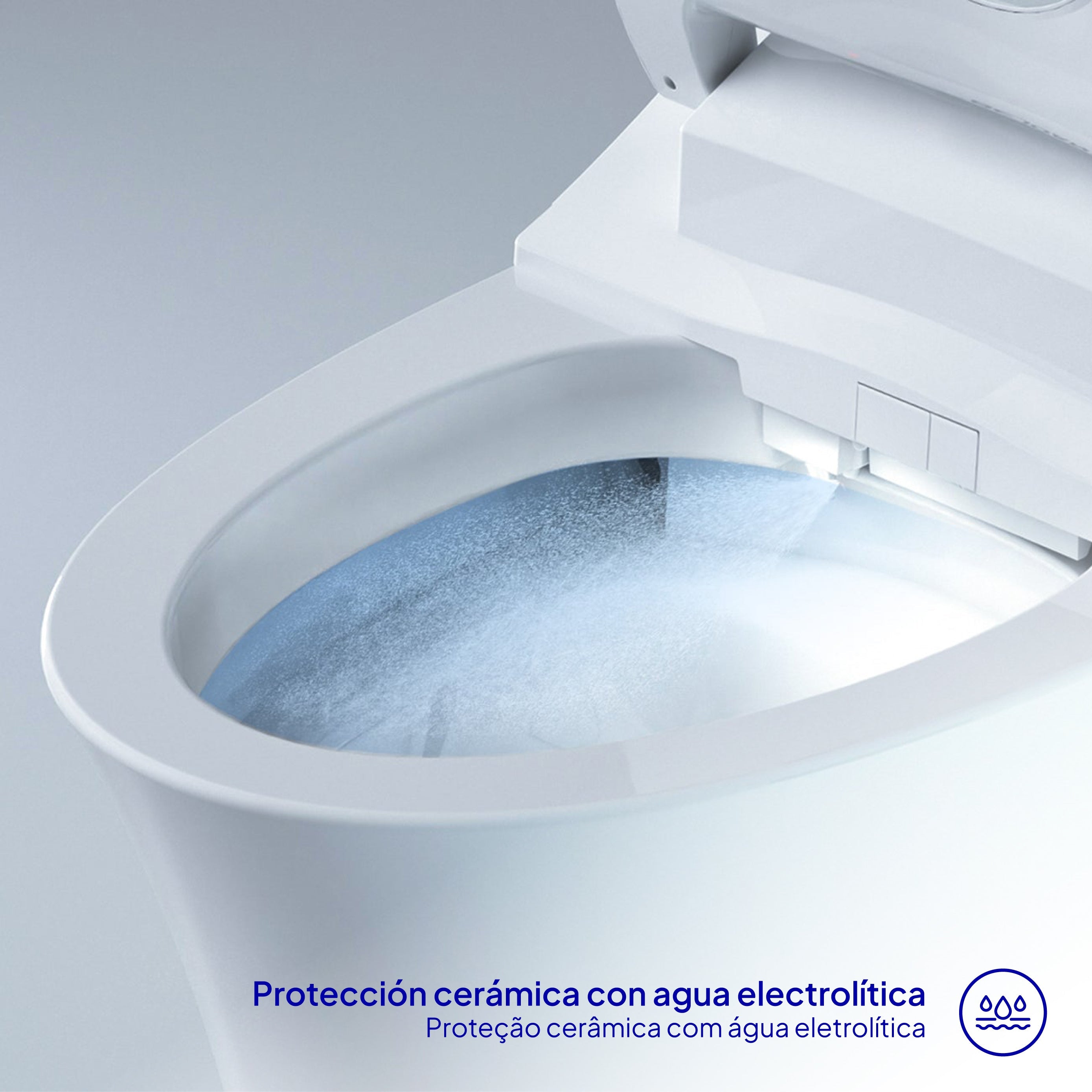NEVOLA | Sanita inteligente suspensa com comando, assento aquecido, lavagem e secagem