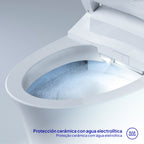 MISA | Sanita inteligente japonesa com comando, lavagem, secagem, assento aquecido e sensor de pé