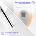 MISA | Sanita inteligente japonesa com comando, lavagem, secagem, assento aquecido e sensor de pé