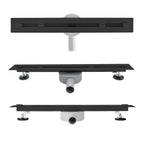Ralo para Duche com Sifão Preto 360° e Filtro de Cabelos e antiodores | Modelo B13