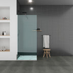 POLAR - Piatto doccia Carrara antiscivolo, resistente, durevole e facile da pulire - Incl. sifone