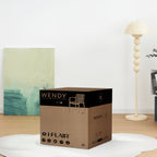 WENDY - Conjunto de 2 cadeiras para interior e exterior em polipropileno cinzento