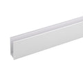 Perfil de pared de aluminio para panel de ducha Walk-In 8 o 10 mm