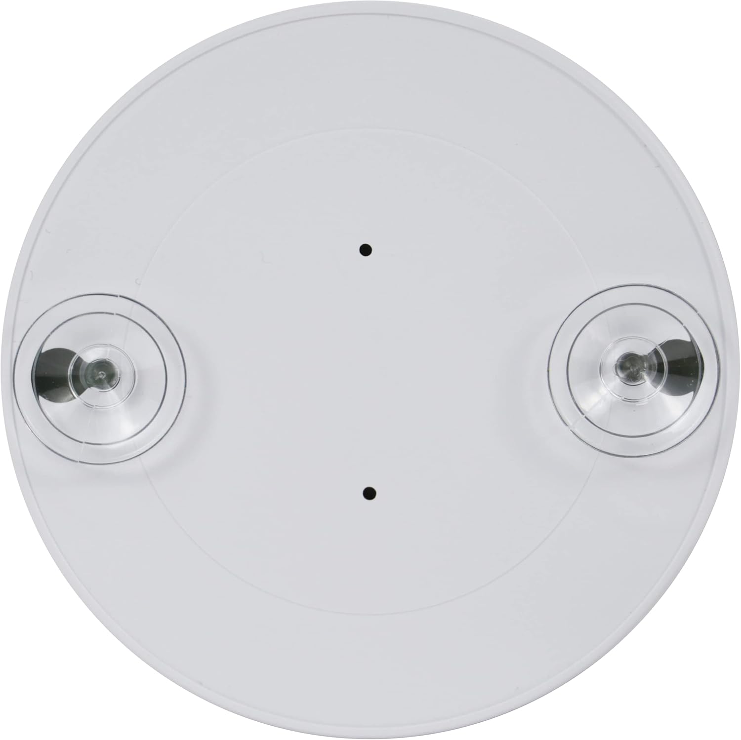 Specchio da trucco con ingrandimento 5X e 10X, specchio portatile rotondo 9x9 cm, senza luce, con 2 ventose, bianco