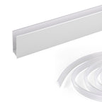 Perfil de pared de aluminio para panel de ducha Walk-In 8 o 10 mm