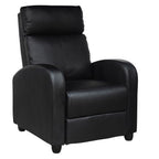 CINEMA - Cadeirão reclinável preto e castanho