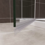 Junta de estanqueidad para puerta de ducha | 100 cm, goma flexible, compatible con vidrio de 4-6 mm