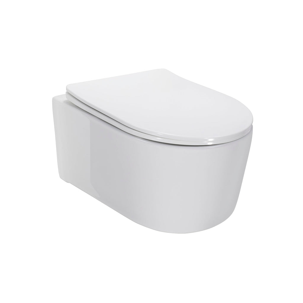 ADIGE - WC sospeso senza brida interna - sedile soft-close incluso