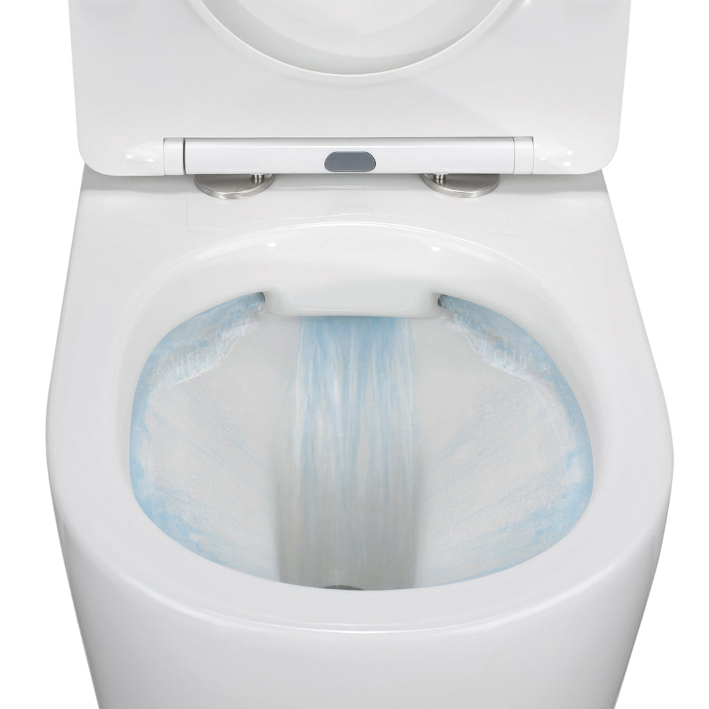 ADIGE - WC sospeso senza brida interna - sedile soft-close incluso