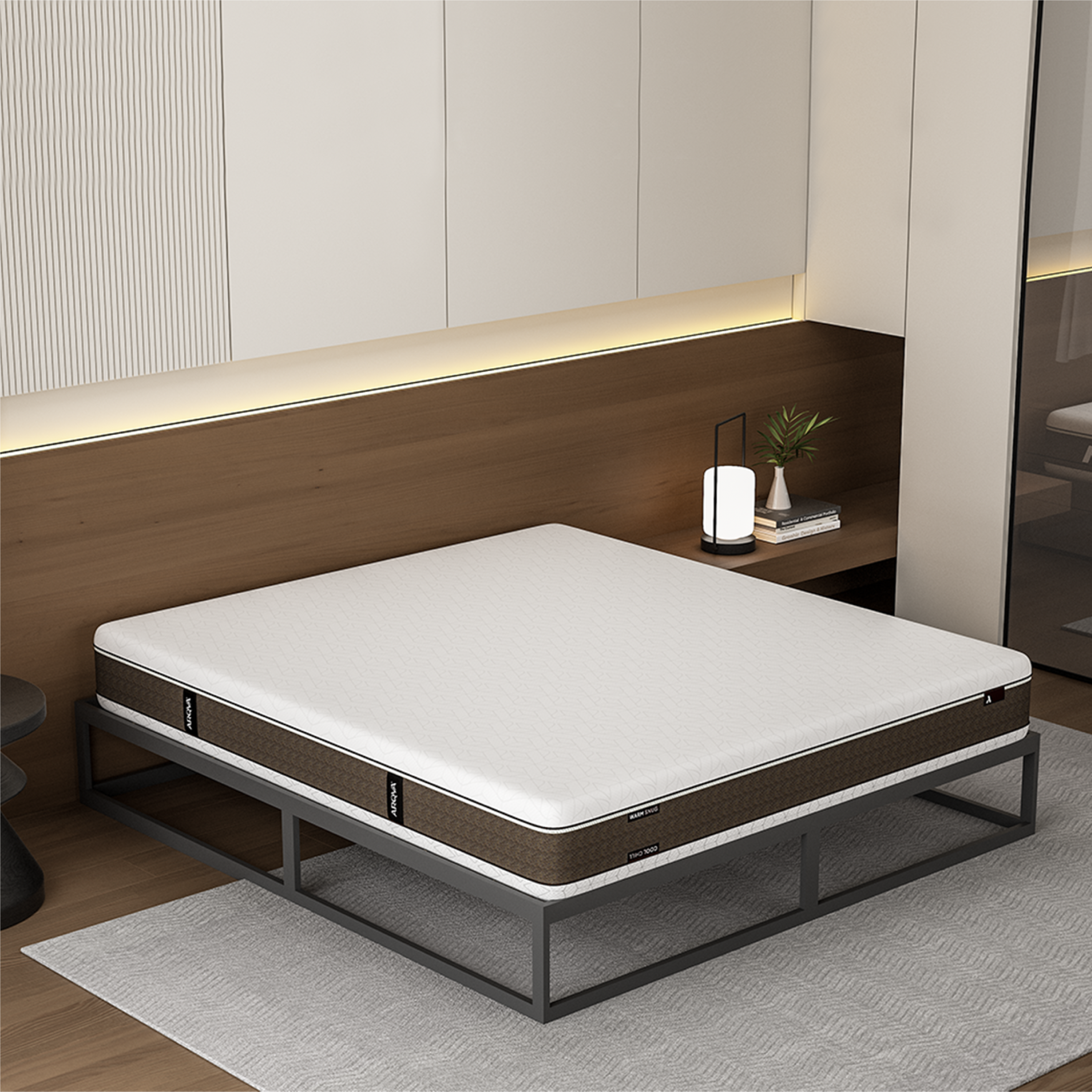 AKARI 4-in-1 Memory Foam Mattress | Dual Firmness, Gel-Infused, Pressure Relief