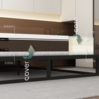 Materasso con rivestimento, nucleo e varie texture etichettati su sfondo neutro