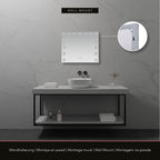 BULB PROP - Specchio da trucco con 15 lampadine LED