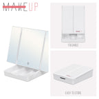 MAKEUP - Specchio da trucco con 21 punti luce LED e ingrandimento