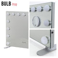 BULB PROP - Specchio da trucco con 15 lampadine LED