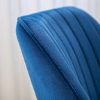 DAHLIA - Conjunto de 2 sillas de comedor en tejido PU o terciopelo