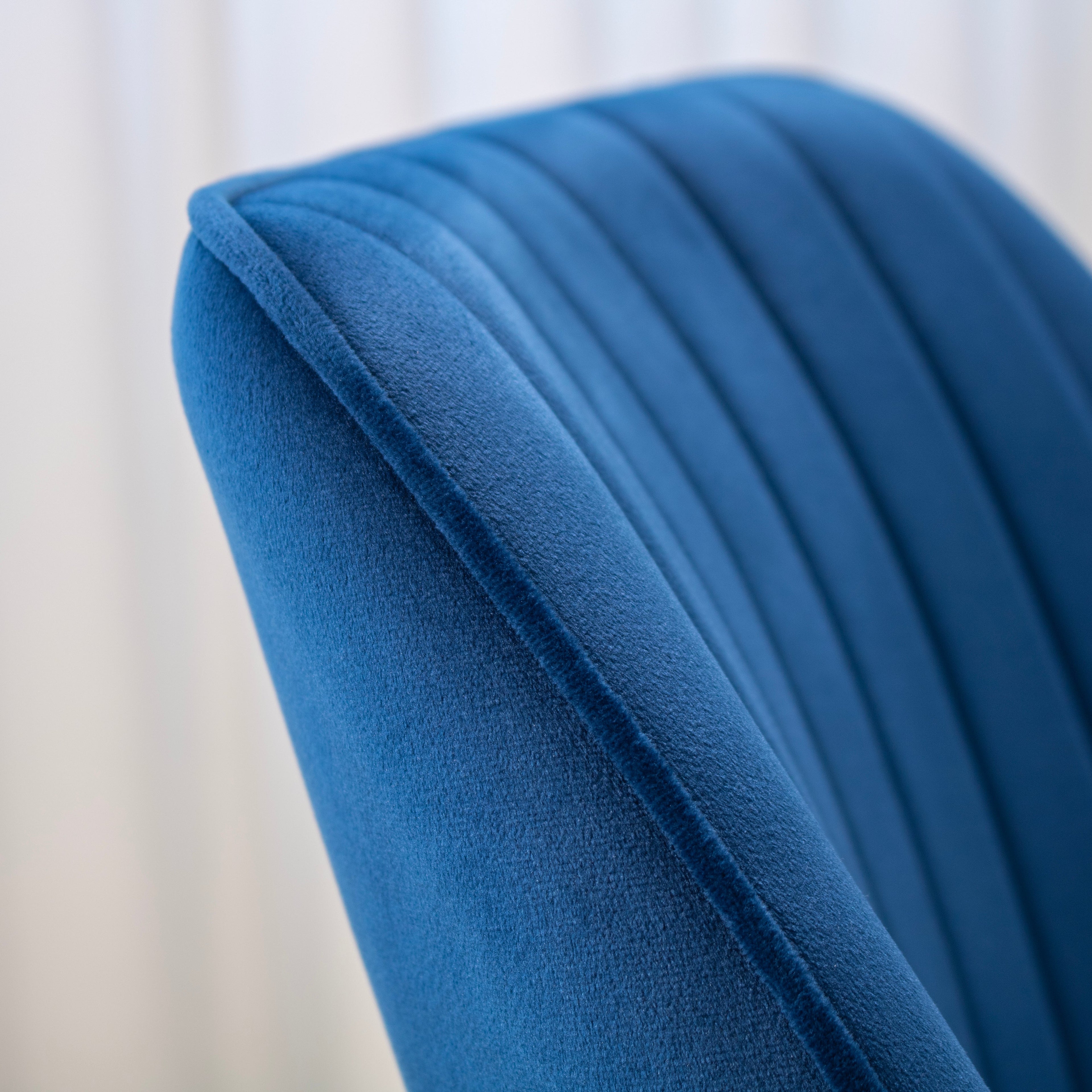 DAHLIA - Conjunto de 2 sillas de comedor en tejido PU o terciopelo