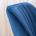 DAHLIA - Conjunto de 2 sillas de comedor en tejido PU o terciopelo