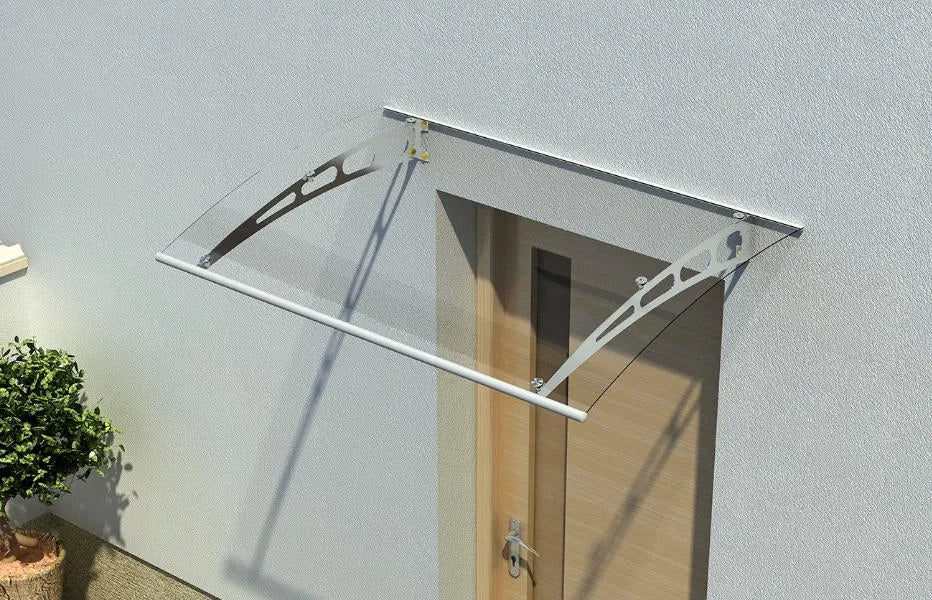 Pensilina per porta in PVC | Supporti in inox o plastica