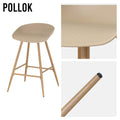 POLLOK - Conjunto de 4 Bancos Altos
