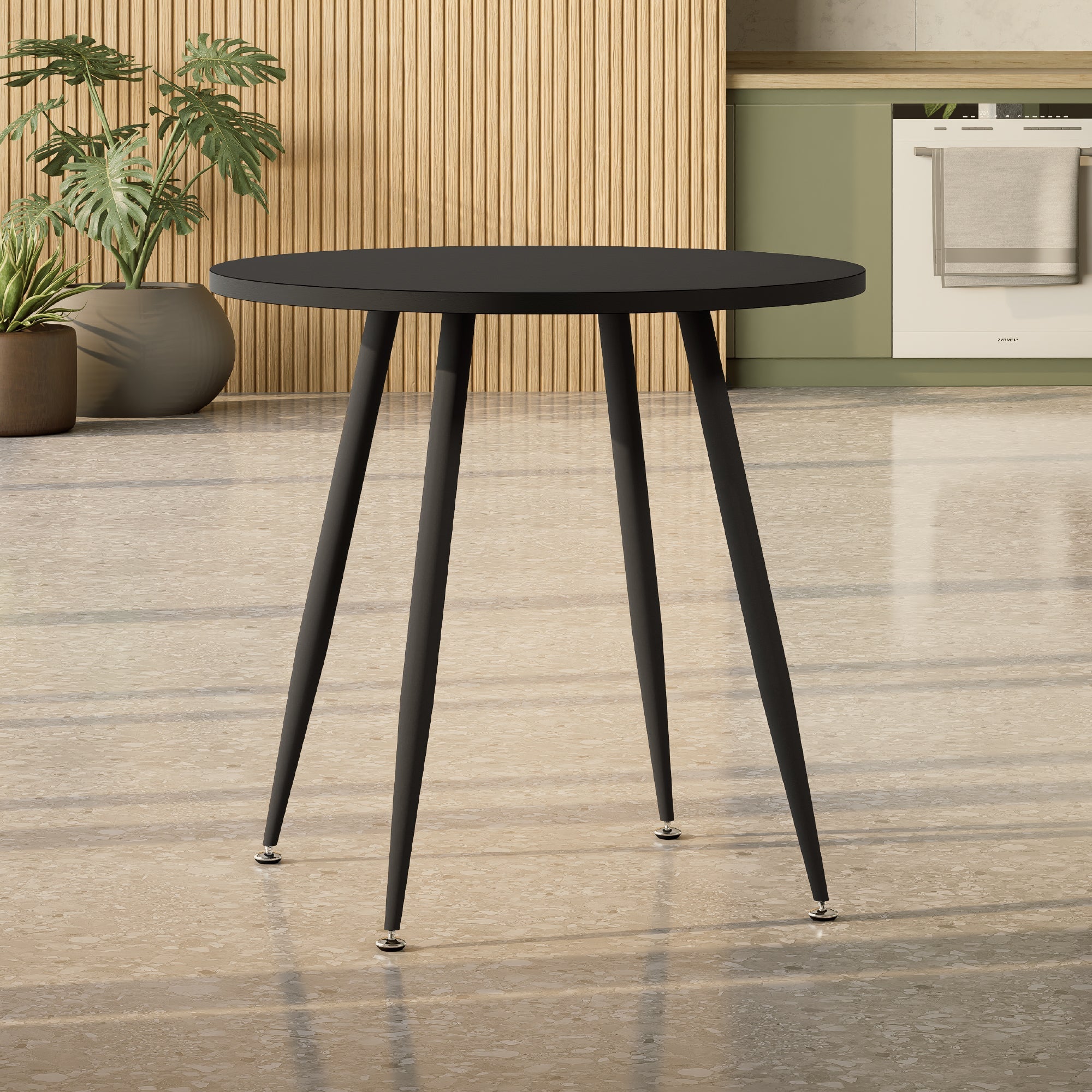 CORIN - Mesa de comedor con tablero de melamina