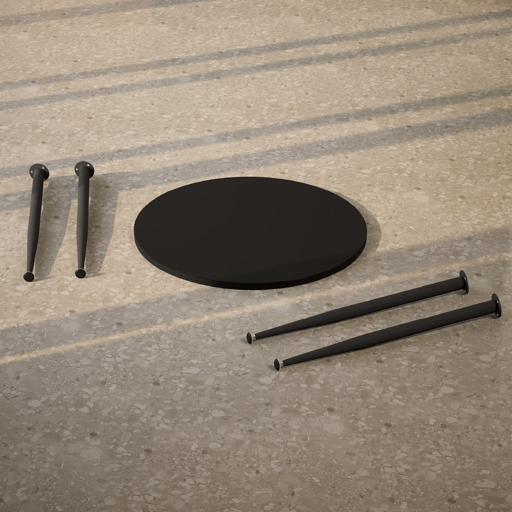 CORIN - Mesa de comedor con tablero de melamina