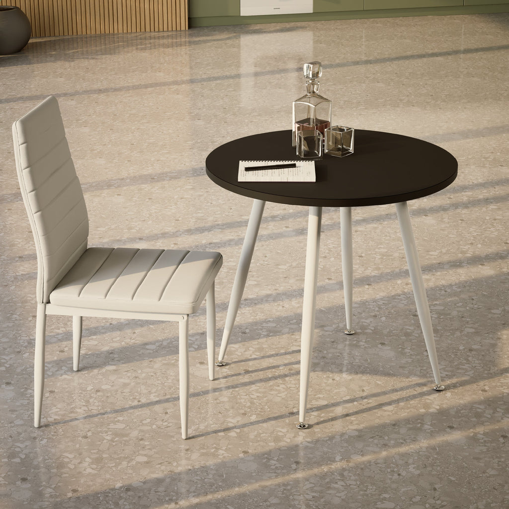 CORIN - Mesa de comedor con tablero de melamina