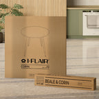 CORIN - Mesa de comedor con tablero de melamina