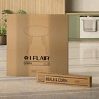 CORIN - Mesa de comedor con tablero de melamina