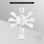 BULB TINY - Specchio da trucco con 9 lampadine LED