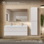 Atena - Set bagno sospeso - Disponibile in 60, 80, 100 e 120 cm - Vari colori