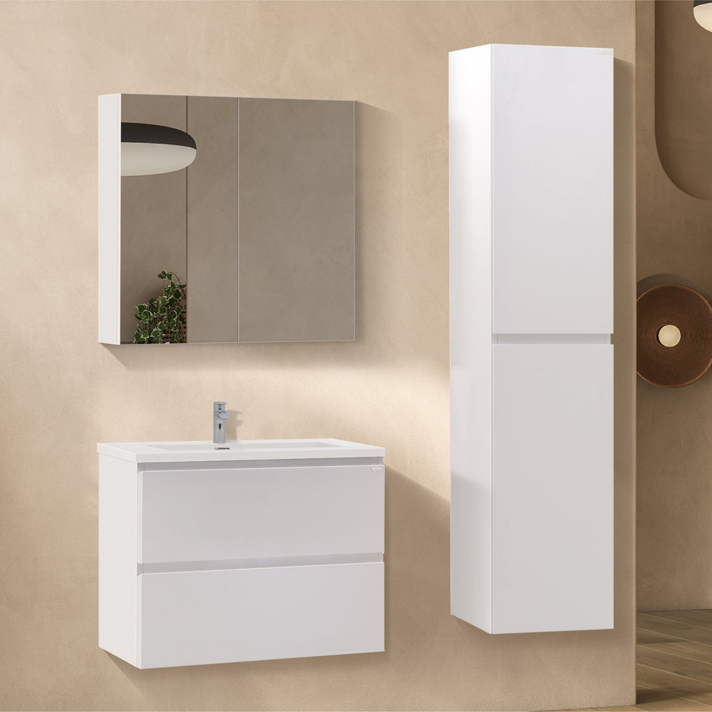 Atena - Set bagno sospeso - Disponibile in 60, 80, 100 e 120 cm - Vari colori