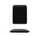 Specchio da trucco con luce LED, specchio portatile tipo tablet con illuminazione a 3 colori, luce regolabile, supporto regolabile, doppia alimentazione e controllo touch