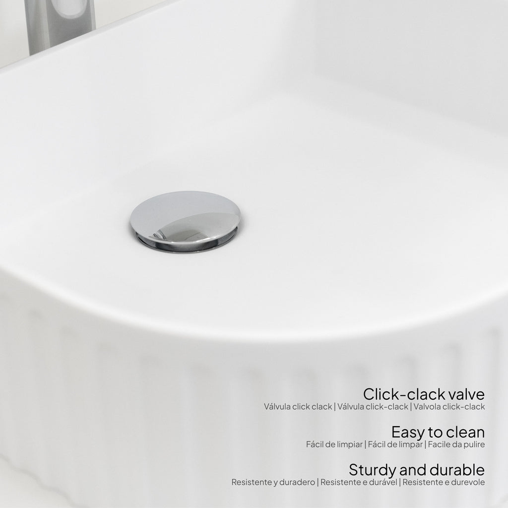 Maia - Set bagno sospeso - Disponibile in 90 cm - Vari colori