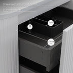 Maia Plus - Conjunto de casa de banho suspenso - Disponível em 90 cm - Várias Cores