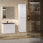Atena - Set bagno sospeso - Disponibile in 60, 80, 100 e 120 cm - Vari colori